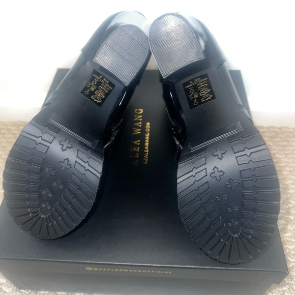 AZALEA WANG Freddie Chunky Lace Up booties SIZE: 8 - Picture 5 of 10